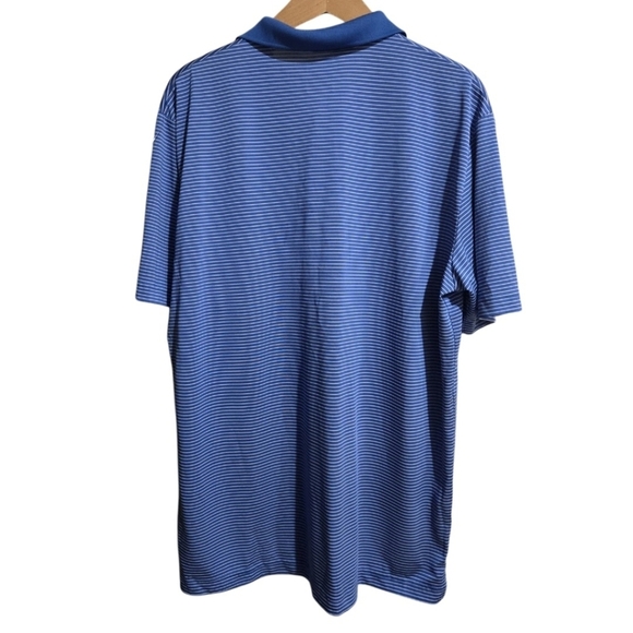 Callaway Men's Blue Striped Polo Shirt - Picture 5 of 5
